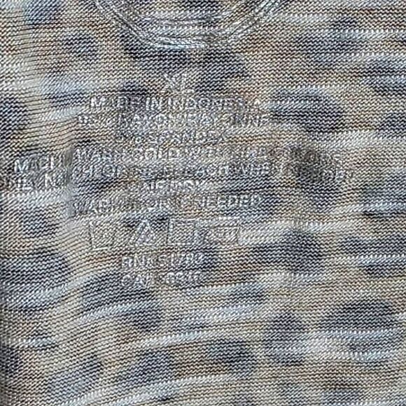 Maurices XL Leopard Print Long Sleeve Tunic Top - Picture 6 of 7